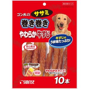 マルカン MG マルカン ゴン太のササミ巻き巻き やわらか牛すじ 10本 SSMM-YB10