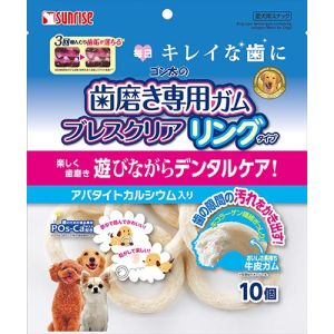 マルカン MG マルカン ゴン太の歯磨き専用ガム ブレスクリア リングタイプ 10個