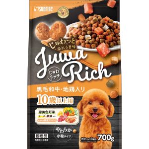 マルカン MG マルカン じゅわリッチ 黒毛和牛 地鶏入り 10歳以上用 700g MG