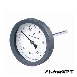 佐藤計量器製作所 skSATO 佐藤計量器 BM-T-100P-050100 バイメタル温度計 50℃-L=100/2080-04