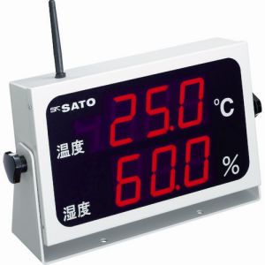 佐藤計量器製作所 skSATO 佐藤計量器 SK-M350R-TRH コードレス温湿度表示器 8102-00