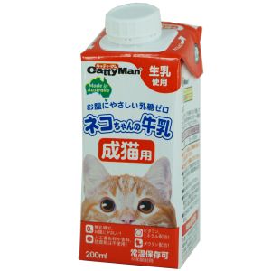 ドギーマンハヤシ DoggyMan ドギーマン ネコちゃんの牛乳 成猫用 200ml 猫 ねこ キャットフード ミルク
