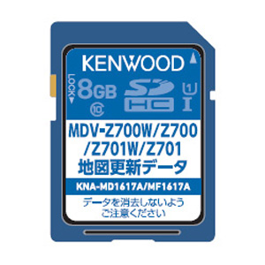 ケンウッド KENWOOD ケンウッド KENWOOD KNA-MD1617A 地図更新SDカード