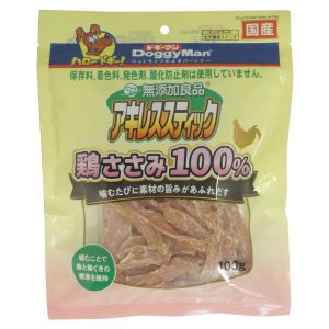 ドギーマンハヤシ DoggyMan ドギーマン 無添加良品 アキレススティック 鶏ささみ 100% 100g DoggyMan