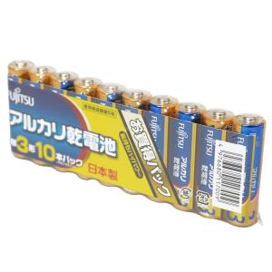 富士通 FUJITSU 富士通 LR6D 10S アルカリ乾電池 単3形 10本パック