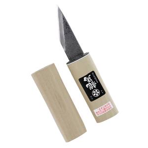 梅鉢龍馬 横手小刀 左用 袋入り 75mm