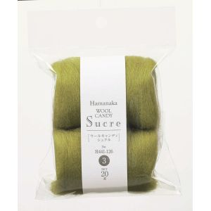 ハマナカ ハマナカ フェルト羊毛 ウールキャンディ シュクル ソリッド 3 H441-126-3