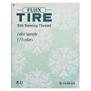フジックス FUJIX フジックス タイヤー 絹縫い糸 糸実物見本帳 全171色 FK9049