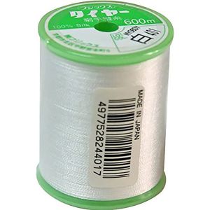 フジックス FUJIX フジックス タイヤー 絹手縫い糸 8号 600m 白 FK24-401