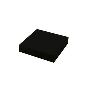 光 光 GR20-10 ゴムブロック黒 20×100×100mm