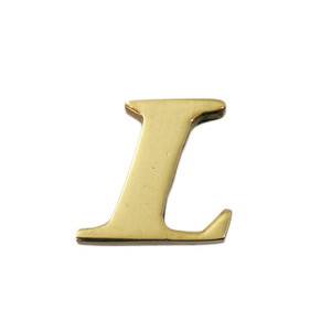 光 光 QL20-L 真鍮ゴールド文字 大文字 英 L