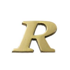 光 光 QL20-R 真鍮ゴールド文字 大文字 英 R