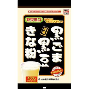 山本漢方製薬 山本漢方製薬 黒ごま黒豆きな粉 計量タイプ 徳用 400g