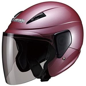 マルシン工業 Marushin バイクヘルメット セミジェット M-520 ローズメタリック フリーサイズ 57～60CM未満