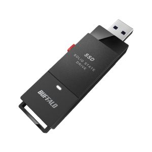バッファロー BUFFALO バッファロー SSD-PUT1.0U3BC/D USB3.2 Gen1 ポータブルSSD 1.0TB スティック型