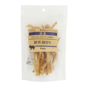 ペットプロジャパン PetPro ペットプロ 国産おやつ 無添加豚耳細切り 55g