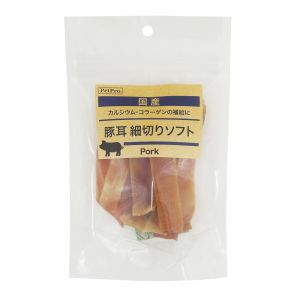 ペットプロジャパン PetPro ペットプロ 国産おやつ 豚耳細切りソフト 55g