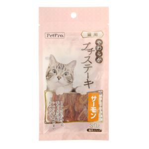 ペットプロジャパン PetPro ペットプロジャパン 猫用やわらかプチステーキ サーモン 30g PetPro