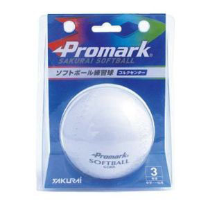 プロマーク Promark プロマーク SB-803N ソフトボール練習球3号 WH