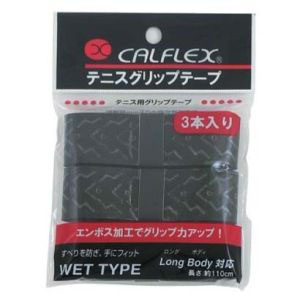 カルフレックス CALFLEX カルフレックス GT-23 エンボス式オーバーグリップテープ 3本入 BK