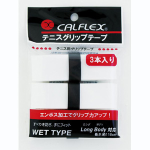 カルフレックス CALFLEX カルフレックス GT-23 エンボス式オーバーグリップテープ 3本入 WH