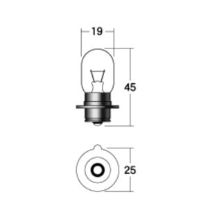 M＆H M＆H 1P2062 ノーマルバルブ ヘッドキュウ 12V15W クリア