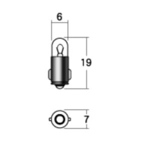 M&H マツシマ M&H マツシマ 1P7614 ノーマルバルブ メーター/ポジションキュウ 12V2W クリア エム＆エイチ