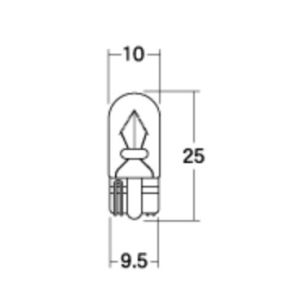 M＆H M＆H 1PWB15 ノーマルバルブ メーター/ポジションキュウ 12V5W クリア