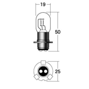 M＆H M＆H 1P2087 ノーマルバルブ ヘッドキュウ 12V35/30W クリア