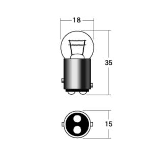 M＆H M＆H A5402 ノーマルバルブ ウインカー/ストップ/テール 12V10/5W クリア