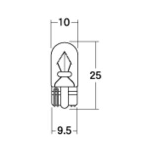 M＆H M＆H 1PWB17 ノーマルバルブ ウインカーキュウ 12V8W クリア