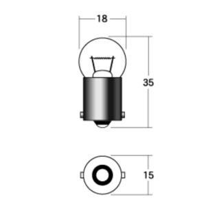 M＆H M＆H A5113OR ノーマルバルブ ウインカー/ストップキュウ 12V21W オレンジ