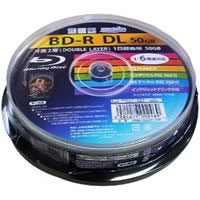 ハイディスク HI DISC ハイディスク HDBD-RDL6X10SP BD-R DL 50GB 10枚 6倍速 ブルーレイディスク 磁気研究所
