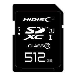 ハイディスク HI DISC SDXC 512GB UHS-I CLASS10 HDSDX512GCL10UIJP3