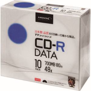 ハイディスク HI DISC ハイディスク TYCR80YP10SC CD-R CDR 700MB データ用 48倍速10枚 TYコード 磁気研究所
