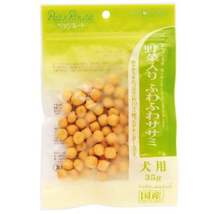 ペッツルート PetzRoute ペッツルート 野菜入り ふわふわササミ 35g