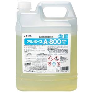 アルボース アルボース 食品工業用除菌洗浄剤 A-800 4kg 14590
