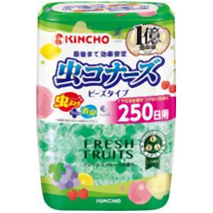 大日本除虫菊 金鳥 KINCHO 大日本除虫菊 虫コナーズ ビーズタイプ 250日 フレッシュフルーツの香り