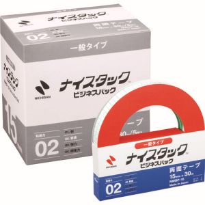 ニチバン Nichiban ニチバン NWBP-15 両面テープ ナイスタックビジネスパック 15mmX30m 大巻5巻入