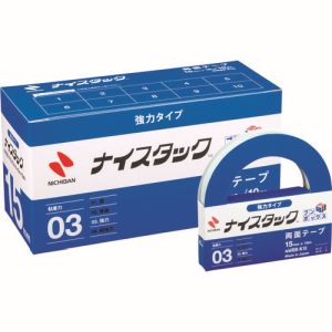 ニチバン Nichiban ニチバン NWBB-K15 両面テープ ナイスタック強力タイプ 15mmX18m 大巻10巻入