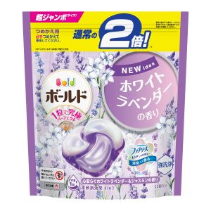 P&G P&G ボールド ジェルボール4D 心安らぐホワイトラベンダー&ジャスミンの香り つめかえ 超ジャンボサイズ 22個入