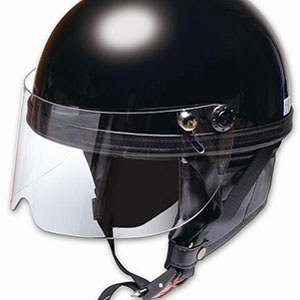 パルスター PALSTAR 半帽タイプ シールドヴィンテージヘルメット ブラック PS-VT002