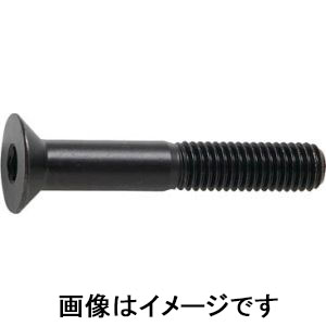 トラスコ TRUSCO トラスコ 六角穴付皿ボルト 黒染め 半ネジ M10×50 12本入 1PK B73-1050