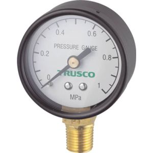 トラスコ TRUSCO トラスコ 圧力計 表示板径Φ40 立型口径R1/8表示 1個 TP-G40A