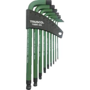 トラスコ中山 TRUSCO トラスコ TGBR9S カラーボールポイント六角棒レンチセット 9本組 TRUSCO | あきばお～ネット本店