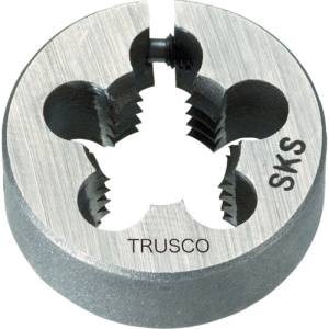 トラスコ TRUSCO トラスコ T25D-3/8UNC16 丸ダイス 25径 ユニファイねじ 3/8UNC16  SKS TRUSCO