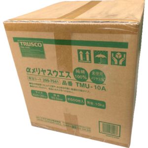 トラスコ中山 TRUSCO αメリヤスウエス 汎用タイプ (10kg入) TMU-10A