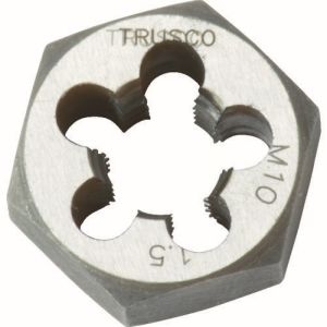 トラスコ TRUSCO トラスコ TD6-10X1.5 六角サラエナットダイス 並目 M10×1.5 TRUSCO