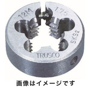 トラスコ TRUSCO トラスコ T38D-12X1.5 丸ダイス SKS 細目 38径 12×1.5 TRUSCO