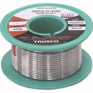 トラスコ TRUSCO トラスコ TSC2.0-100 配管 配線用鉛フリーはんだΦ2.0